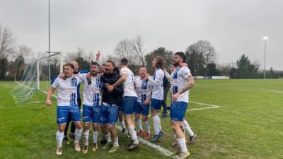La joie d'un groupe qui a sorti une grosse prestation