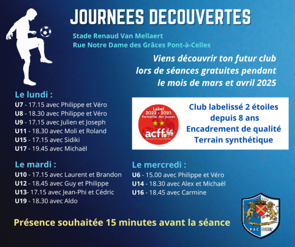 Journées Découvertes 2025